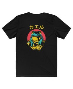 Japanese Frog back t shirt