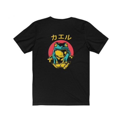 Japanese Frog back t shirt