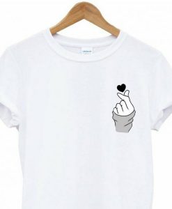 Kpop Finger Heart T Shirt