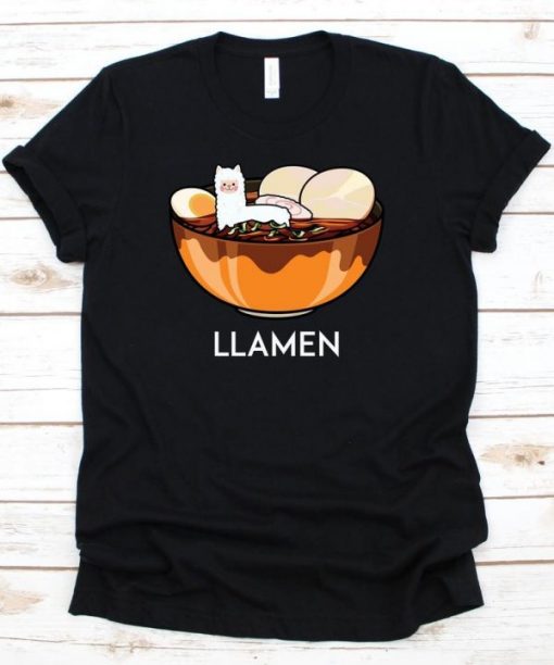 Llama Ramen T Shirt