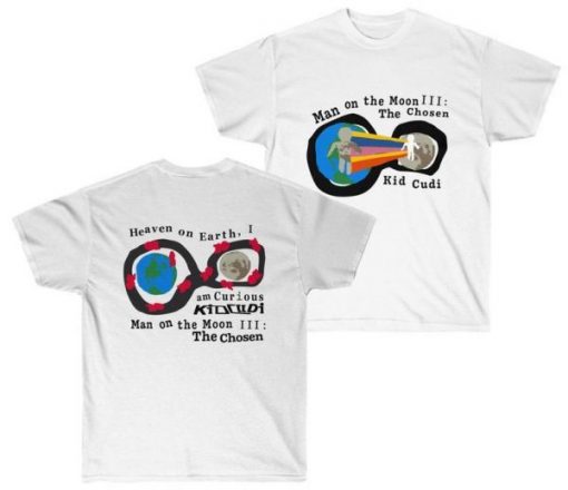Man on the Moon 3The Chosen Kid Cudi inspired Unisex T-Shirt Twoside