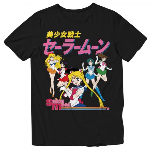 Sailor Moon Scouts Kanji T-Shirt