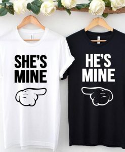 She's Mine He's Mine Shirt