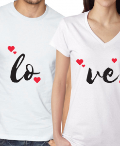 Valentine's Day Couples Matching T-shirt