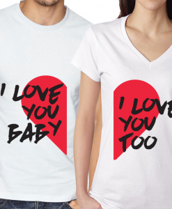 Valentine's Day Couples Matching T shirt