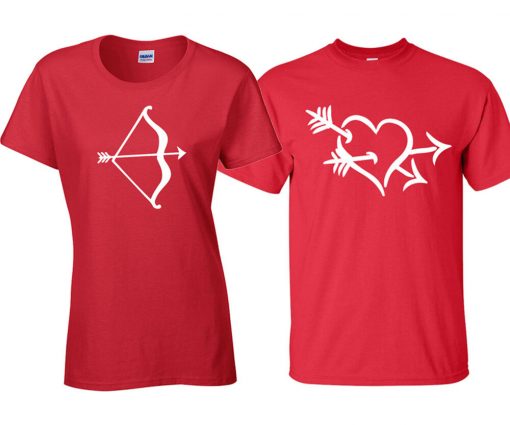 row Heart VALENTINE DAY t shirt