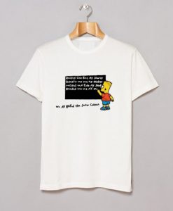 Bart Simpson Racists Can Eat My Shorts T Shirt