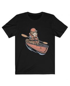 Mikey the Vancouver Island Marmot Canoe T-Shirt