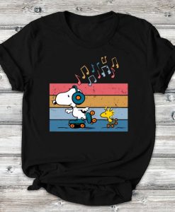 Snoopy Woodstock Roller Skating Classic T-shirt