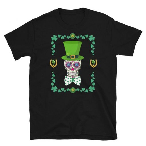 Sugar Skull Leprechaun t shirt