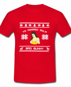 Bad bunny Yo perreo sola christmas shirt