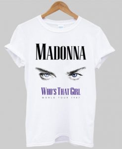 Madonna Who’s That Girl World Tour 1987 T-shirt