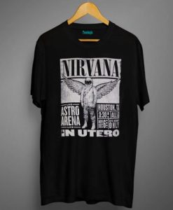 Nirvana In Utero Tour Astro Arena Houston Texas T-shirt
