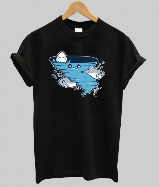 Cute Shark Tornado T-Shirt
