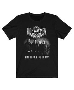 Live The Highwaymen American Outlaws Band 35 Years Anniversary Gift For Fans And Lovers T-Shirt