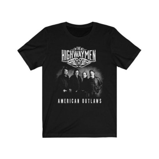 Live The Highwaymen American Outlaws Band 35 Years Anniversary Gift For Fans And Lovers T-Shirt