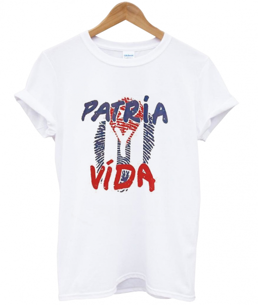 Patria Y Vida Cuba Flag t-shirt