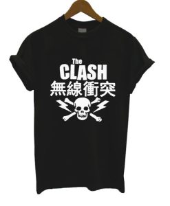 The Clash Japanese Skull New T Shirt