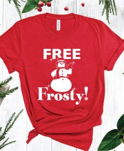 Free Frosty Christmas tshirt