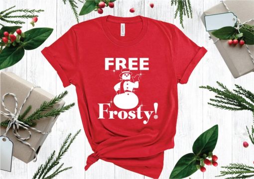 Free Frosty Christmas tshirt