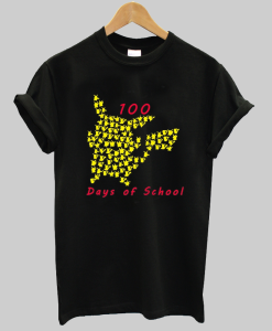 Pokemon Pikachu 100 day of school shirt