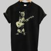 Cat playing guitar shirt