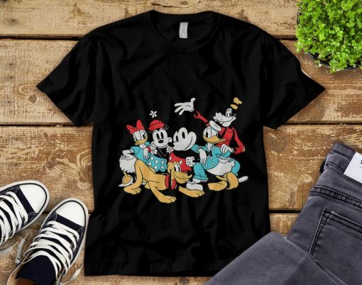 Disney Mickey Mouse and Friends Group Characters T-shirt