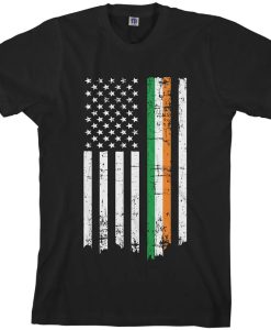 Irish American Flag tshirt