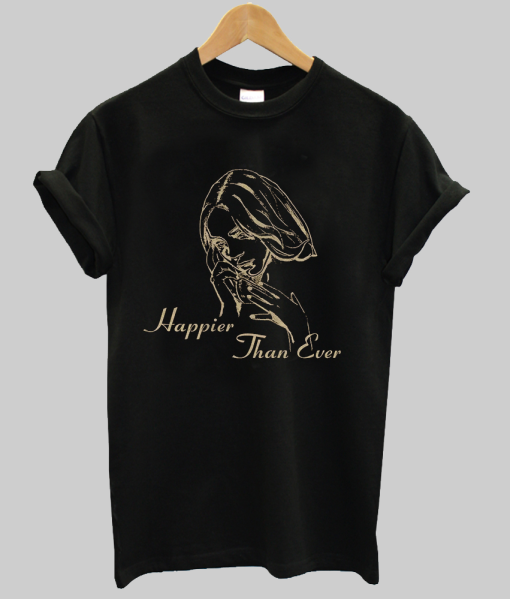 Billie Eilish Happier Than Ever tshirt