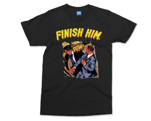 FINISH HIM Will Smith Slap T-shirt