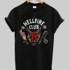 Stranger Things 4 Hellfire Club t shirt