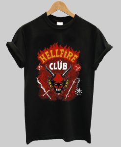 Stranger Things 4 Hellfire Club tshirt