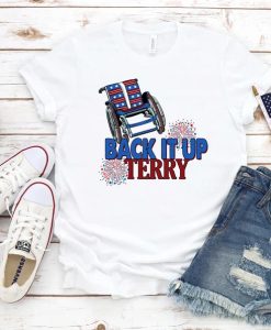 Back It Up Terry 4th Of July USA Flag Shirt