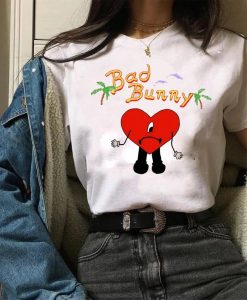 Bad Bunny Sad Heart T-Shirt