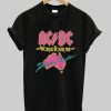 ACDC 1988 World Tour Distressed T Shirt