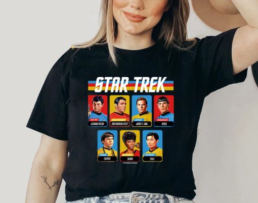 Star Trek Series Retro Full Color tshirt