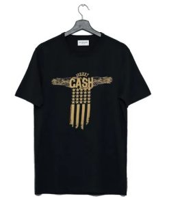 Johnny Cash American Flag T Shirt