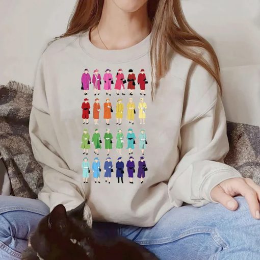 Queen Elizabeth Rainbow sweatshirt