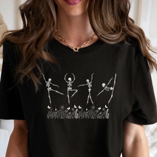 Ballet Dancing Skeletons tshirt