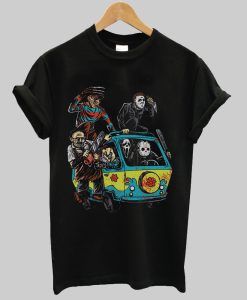 Horror Movie Mystery Van Halloween T-Shirt