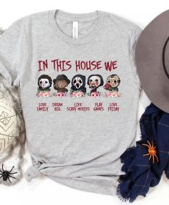 In This House We Halloween tshirt