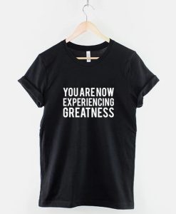You Are Now Experiencing Greatness T-Shirt