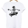 Skeleton Skateboarding tshirt