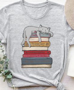 Cat Book tshirt