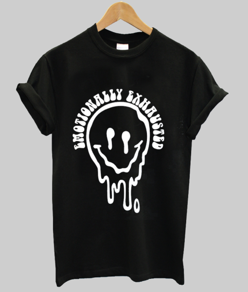 Emotionally Exhausted Funny Mental Health T-Shirt