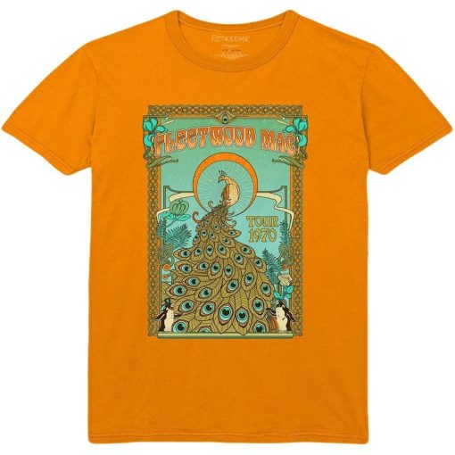 Fleetwood Mac Peacock Tour 1970 tshirt