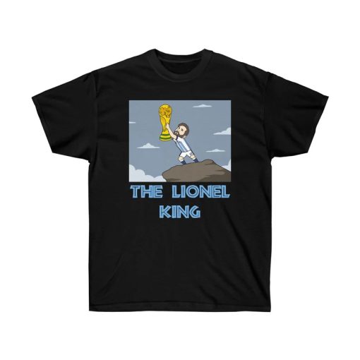 The Lionel King (Lionel Messi Wordplay) tshirt