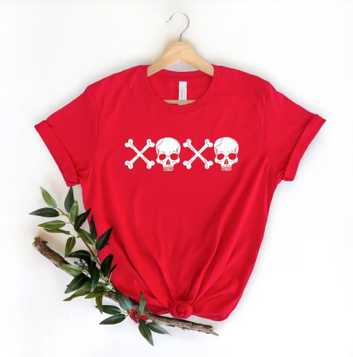Valentines Skull love shirt