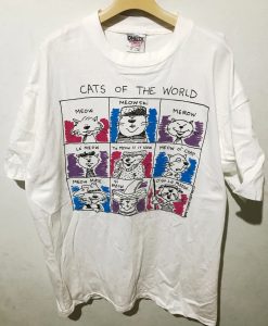 cats of the world tshirt