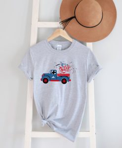 4th of July Truck tshirt